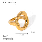 18K Gold Ocean Kissed Bubble Ring