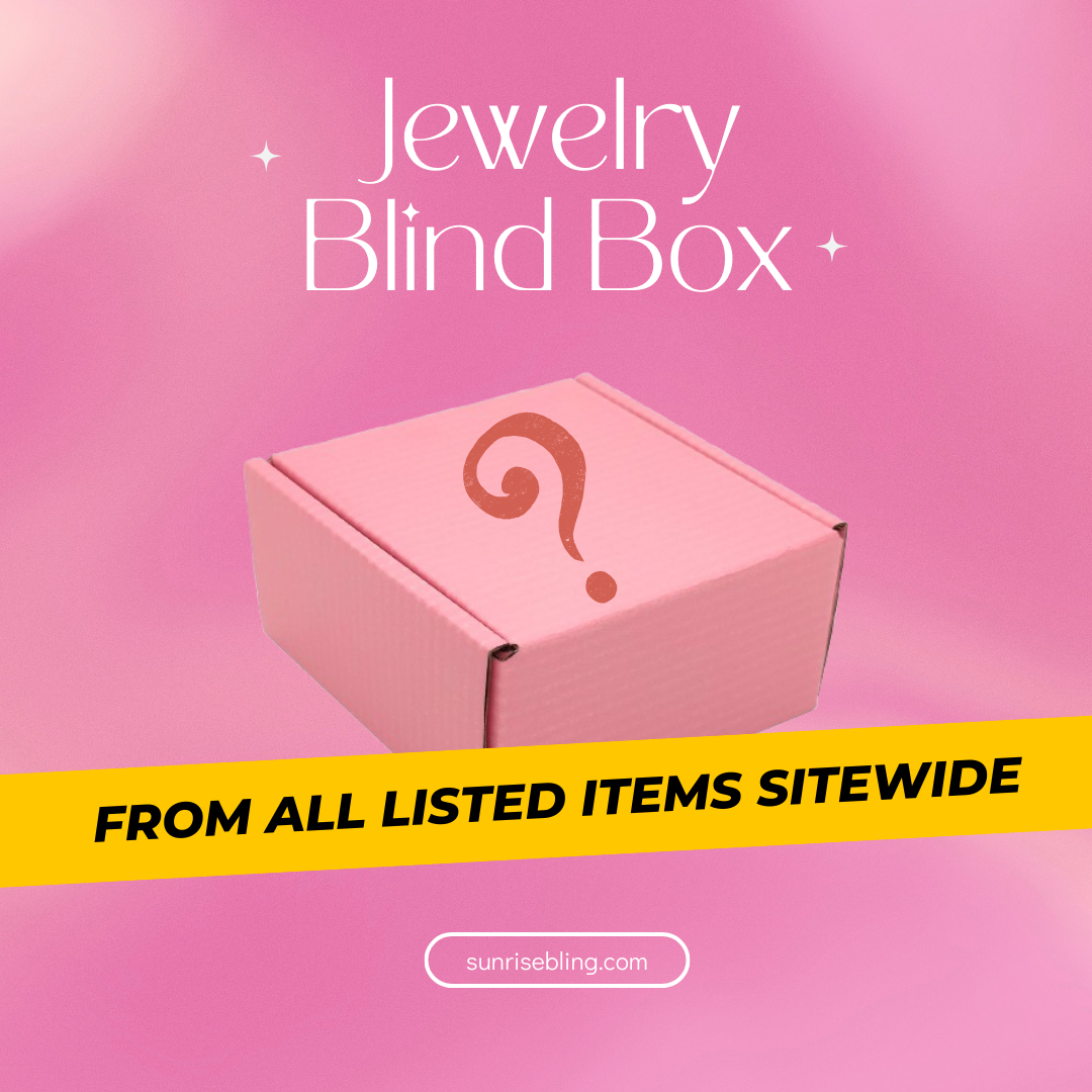 18K Gold Waterproof Tarnish Free Trendy Jewelry Blind Box