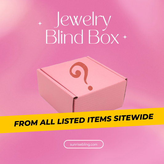 18K Gold Waterproof Tarnish Free Trendy Jewelry Blind Box