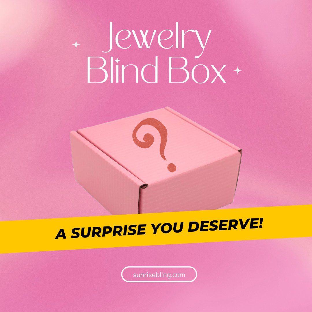 18K Gold Waterproof Tarnish Free Trendy Jewelry Blind Box