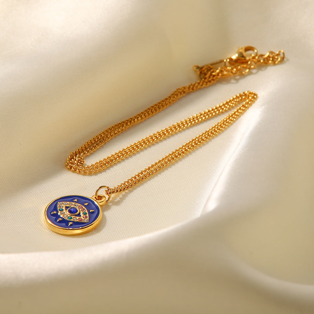 18K Gold Evil Eye Necklaces