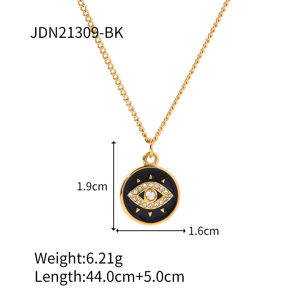 18K Gold Evil Eye Necklaces