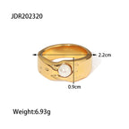 18K Gold Chic Pearl Ring
