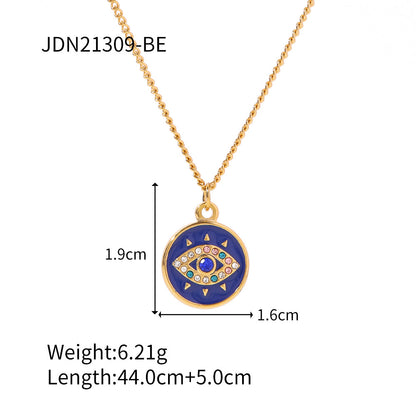 18K Gold Evil Eye Necklaces